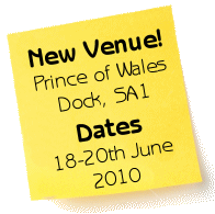 Dates: 18th-21st June. New Venue: Princes Dock, SA1